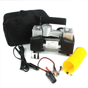 Twin Cylinder Air Pump 24V 200W Digital Display Car Tire Inflator With 300cm Hose And Pressure Gauge - Product Image 2
