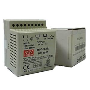 Fuente de Alimentación Conmutada Industrial DR-4505 de Salida Única de 45W para Riel DIN (TS-35/7.5/15) de 100KHz, Aprobada por UL508, 85-264VAC - Product Image 2