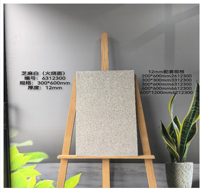 Baldosas <span class=keywords><strong>de</strong></span> Porcelana para Exterior, Acabado Mate, Color Negro Sésamo, Blanco Arroz, Gris Sésamo, Formato Cuadrado, 300x600mm, Antibacterianas - Product Image 6