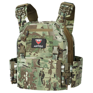 Gilet tactique en polyester 1000D découpé au laser MC – Porte-plaques MOLLE avec système de dégagement rapide – Gilet de protection CS pour l'extérieur - Product Image 3