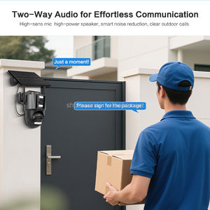 Caméra de sécurité IP sans fil <span class=keywords><strong>solaire</strong></span> ShooCam 4MP à double objectif PTZ, enregistrement 24/7 ICSee, AOV <span class=keywords><strong>WiFi</strong></span>, carte SIM 4G, caméra CCTV <span class=keywords><strong>solaire</strong></span> - Product Image 5
