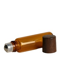 Botol Roll On Kaca Isi Ulang Grosir dengan Tutup Bambu Alami untuk Kemasan Minyak Atsiri, Parfum, Perawatan Kulit, dan Aromaterapi