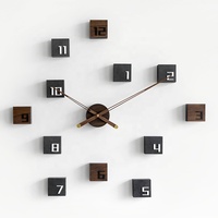 Horloges murales en cuivre EMITDOOG pour la décoration de la maison, horloge murale moderne de grande taille, horloge en métal de luxe, mécanisme à quartz, art 3D