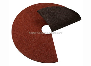 Round Tree Protector borracha Mat Jardim Weed Barreira Ground Cover Mat Mulch Anel Tree Protector para Weed Control Root - Product Image 3