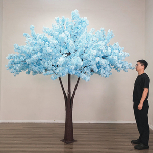 Árbol de Flores de Cerezo Artificial Japonés para Decoración, Árbol de Flores de Cerezo Artificial de Diferentes Alturas - Product Image 1