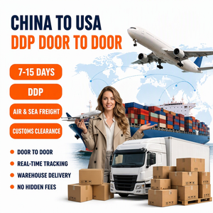 Transporte de Mercancías de China a Estados Unidos, Envío Exprés Aéreo/Marítimo/Terrestre/Ferroviario, DDP/DDU Puerta a Puerta, LCL, FedEx, UPS, DHL - Product Image 1