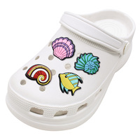 Best-seller Breloques de chaussures à la mode Série mondiale sous-marine Mignon Pvc Charms de chaussures pour breloques DIY Trou chaussures