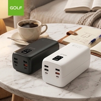 Chargeur rapide 22,5 W, banques d'alimentation portables, chargeur mobile au lithium, 4 USB, écran LCD numérique, vente en gros, banque d'alimentation PD 40000 mAh pour l'extérieur