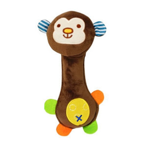 Sonajero de Animales de Dibujos Animados para Bebés, Juguete Suave para Agarrar y Agitar, Juguete Sensorial Reconfortante para Recién Nacidos con Sonido de Campana - Product Image 5