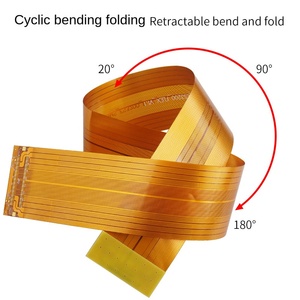 Tùy chỉnh 3-60pin FPC cáp một mặt nhiều lớp linh hoạt PCB cho người tiêu dùng điện tử ODM dịch vụ polyimide cơ sở vật chất - Product Image 2