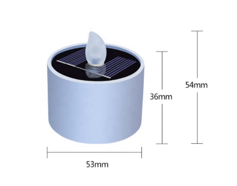 Мерцающие свечи, беспламенные перезаряжаемые светодиодные свечи, солнечные свечи, Светильники для чая, лампы для спальни, гостиной, дома, украшения для бара