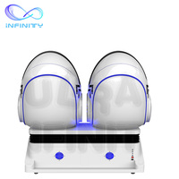 Simulateur de cinéma VR 9D en forme d'œuf, machine d'arcade de réalité virtuelle pour 2 joueurs, idéal pour les centres commerciaux et les parcs d'attractions.