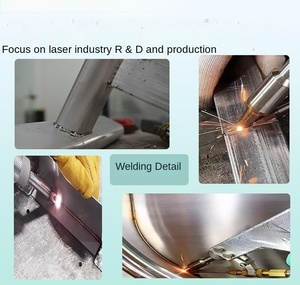 Meilleure vente 650W Mini Portable Laser soudage Machine de découpe roulement engrenage acier inoxydable aluminium refroidissement par Air pompe à main moteur - Product Image 2