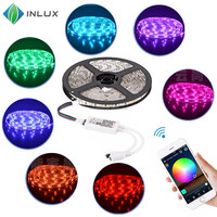 5v 12v vente en gros 5m 10m 20m 5mm rgb décoration avec contrôle sans fil contrôlé par l'application alexa tuya wifi pour tv smart led bande lumineuse