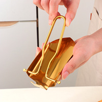 Cuillère à glace en acier inoxydable personnalisée accessoires de cuisine pour servir des boissons à base de riz glacé dans les bars