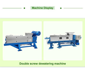 Fruit Vegetable Waste <b>Shredder</b> and Dewatering Squeezer for Various Waste Recycling Machine - Product Image 4
