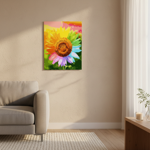 Pintura al Óleo Digital DIY: <span class=keywords><strong>Girasol</strong></span> para Colorear a Mano, Paisaje Acrílico sobre Lienzo sin Marco, Venta al por Mayor - Product Image 2
