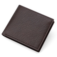 Nouveau portefeuille court pour homme en PU, style professionnel, avec plusieurs emplacements pour cartes et porte-monnaie à charnière