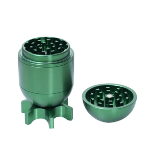 Yufan Chine Usine En Gros 90*50mm 4 Couches Rotatif Gyro torpille En Aluminium Fumer Tabac Broyeur - Product Image 3