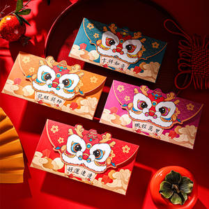 Luxuriöse Chinesische Neujahrsprodukte Traditioneller Hong Bao Geldumschlag Kreatives Design Roter Umschlag - Product Image 1