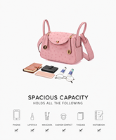 Sac à main femme en cuir véritable texturé autruche 19 cm, cousu main au fil ciré, imperméable, été/hiver, fermeture éclair, bandoulière