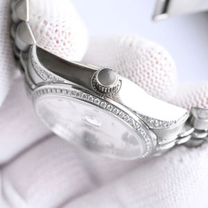 Reloj de Acero Inoxidable Hecho a Mano con Caja Resistente al Agua, Reloj de Mujer Hecho de Acero Inoxidable 904L - Product Image 3