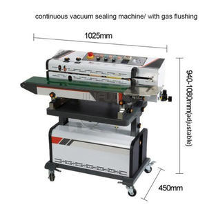 Empaquetadora de gas nitrógeno al vacío continuo - Product Image 6