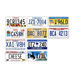 Fabricante de alta calidad, venta al por mayor, impresión personalizada en relieve, placas reflectantes para automóviles, matrícula de aluminio para automóviles - Product Image 3