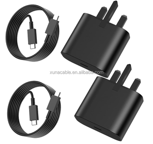 Cavo di Ricarica Rapida USB C con Adattatore UK 25W per Ricarica Super Veloce di Telefoni Android, Compatibile con <span class=keywords><strong>Galaxy</strong></span> S25 Ultra/S24 - Product Image 2