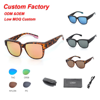 Lunettes de soleil polarisées de haute qualité à porter par-dessus les lunettes de vue, monture TR90 ultra-légère, verres TAC pour hommes et femmes, vente en gros pour activités de plein air