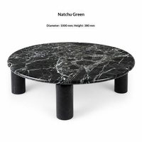 Table basse en marbre noir avec veines blanches uniques, table de gazebo extérieure artisanale, mobilier de luxe pour salon, Émirats arabes unis