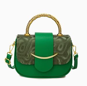 Fashionable Lady's Geometric Pattern Handbag with Polyester Lining. Casual Beach Use Anti-Theft Design. Made of PU <b>Material</b>. - Product Image 4