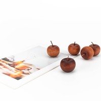 Ornement diffuseur de pomme en bois massif écologique en stock, petite huile essentielle moderne et simple de Noël, parfum de bureau, moustique