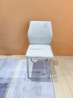 Ensemble de 2 chaises d'appoint avec accoudoir pivotant moderne au design de base en métal pour la maison, le bureau, la cuisine, la salle de sport et la salle de bain pour le parc.