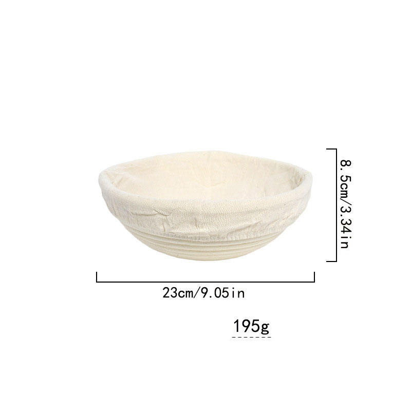 White-Round 23*8.5cm with cloth cover