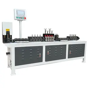 Automatic steel flat wire straightening and cutting machine cut to length