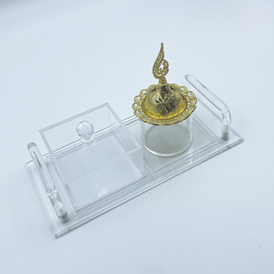 ที่จุดธูปไม้จันทน์หอมแบบตะวันออกทรงกลางทำจากทองคำออกแบบได้ตามต้องการ - Product Image 2