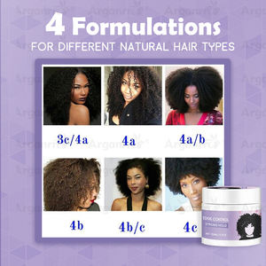 Échantillons gratuits Pot de <span class=keywords><strong>vanille</strong></span> noire de marque privée sans écaillage pour cheveux noirs naturels - Product Image 5