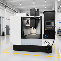 Centre d'usinage vertical CNC VMC855 HTMC, déplacement X/Y/Z 800*550*550mm, broche BT40, magazine d'outils 24T, guides linéaires, système GSK