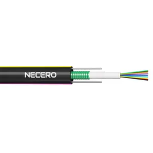 NECERO Gyxtw 2 Core Light-armored Steel Wires High Strength Psp Enhancing Moisture-proof Outdoor Fiber Optical Cable