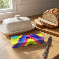 Jouet anti-stress souple en forme de beurre arc-en-ciel, bâton de beurre réaliste, jouet sensoriel en mousse PU