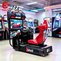 Simulador de Carreras Arcade Comercial con Monedas, Pantalla LCD HD de 32 Pulgadas, Batalla Multijugador Enlazada para Centros de Juego y Centros Comerciales