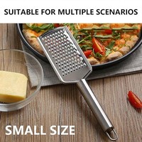 Ensemble d'outils de cuisine en acier inoxydable Fromage Zesteur de citron Gingembre Ail Moulin à chocolat pour fruits Pomme de terre-Poignée confortable