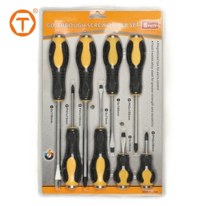 Nhựa xử lý 8PC đi qua đa chức năng Screwdriver <span class=keywords><strong>Set</strong></span> dụng cụ cầm tay - Product Image 1