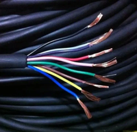 Câble de commande multiconducteur en cuivre toronné 300V à gaine PVC, isolation pour connexion instruments et machines, AWG 12, 20 - Prix abordable
