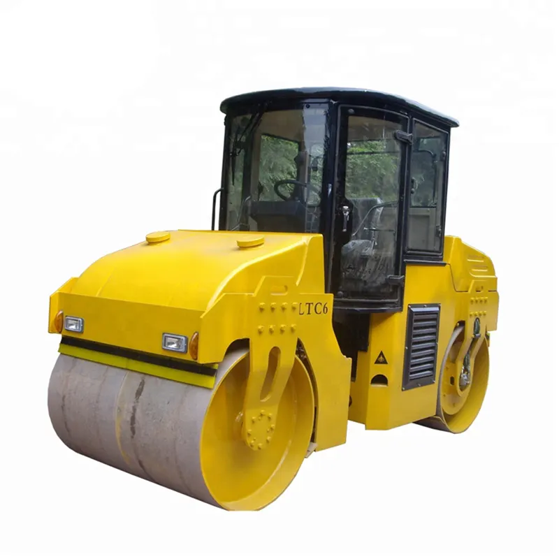 Best Price Vibrating Road Roller LTC6D 6 Ton Small Double Drum Roller for Narrow Place