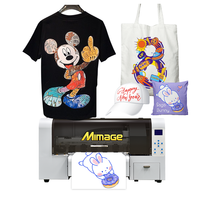 Impresora DTF Mimage A3 para Camisetas, Impresora DTF A3 para Tiendas de Impresión de Camisetas con Máquina de Agitación
