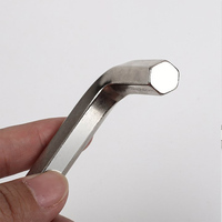 TOOLJOY DIY OEM Clé hexagonale 4mm 5mm en acier au carbone / Clés Torx Allen en L, jeu de clés Allen à embout sphérique 5/32, capacité de mâchoire 3/4 po