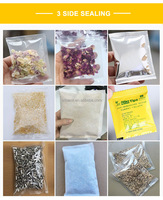 Mini machines d'emballage de poche automatiques pour lentilles noix granules de blé produits chimiques pour l'emballage de film d'aluminium de papier