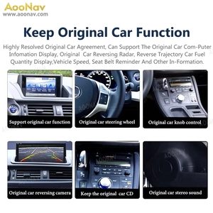 (bssy) Adaptador Mirror Link Box Bus para Lexus <span class=keywords><strong>GX</strong></span> 400 460 2009-2020, Actualización de Radio Auxiliar con Pantalla OEM Android y Volante <span class=keywords><strong>Linux</strong></span> - Product Image 5